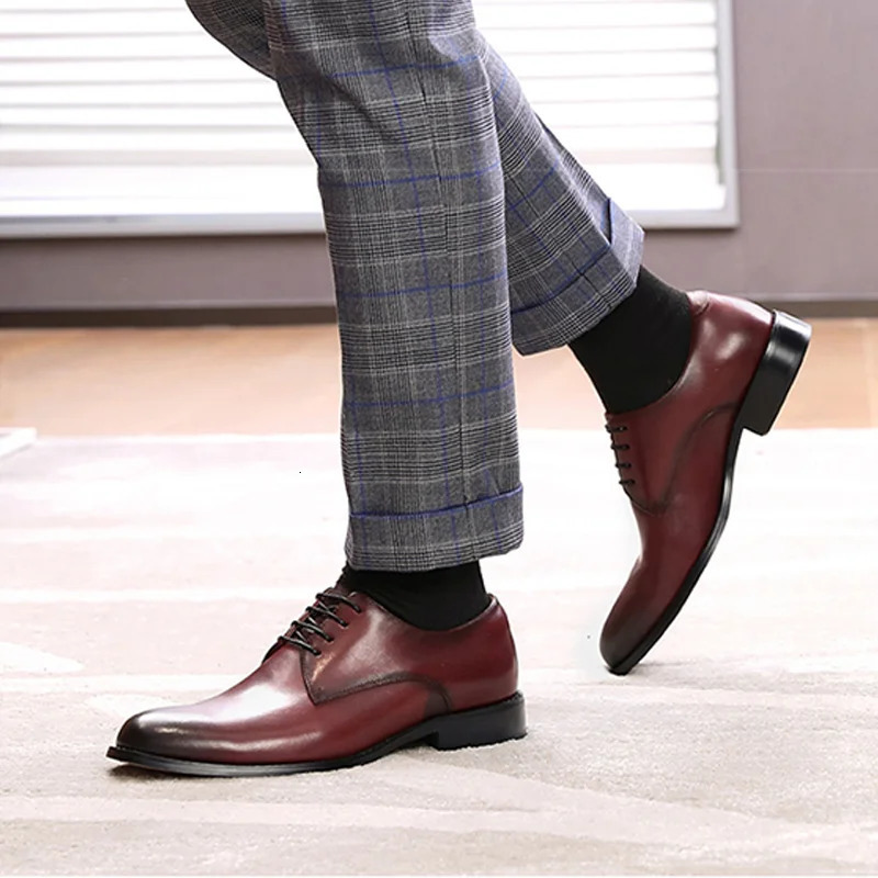 Desai Genuine Leather Derby Shoes Men business dress shoes For nan footwear Mens casual shoes classic Gifts251020