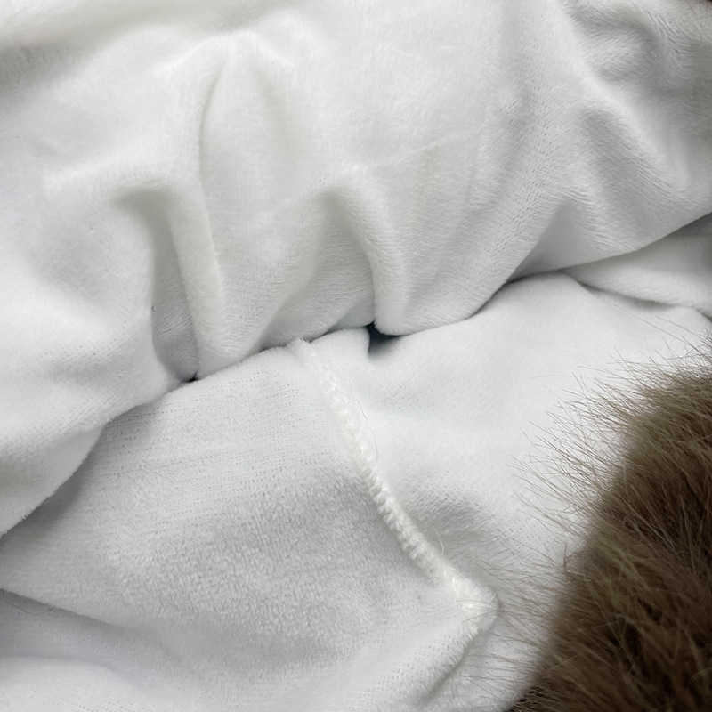 Winter Doublelayer Thickened Panda Plush Hat Adult Ear Protection Hat Imitation Fox Fur Coldproof Warm Feng Hat for Women H251020