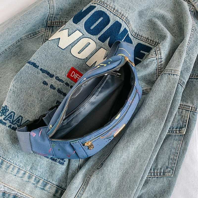 Fanny Packs for Women Men Belt Bag Bronzing Printing Pattern Fashion Waist Packs Crossbody Bags Bum Bag Running Travel Workout Z251021