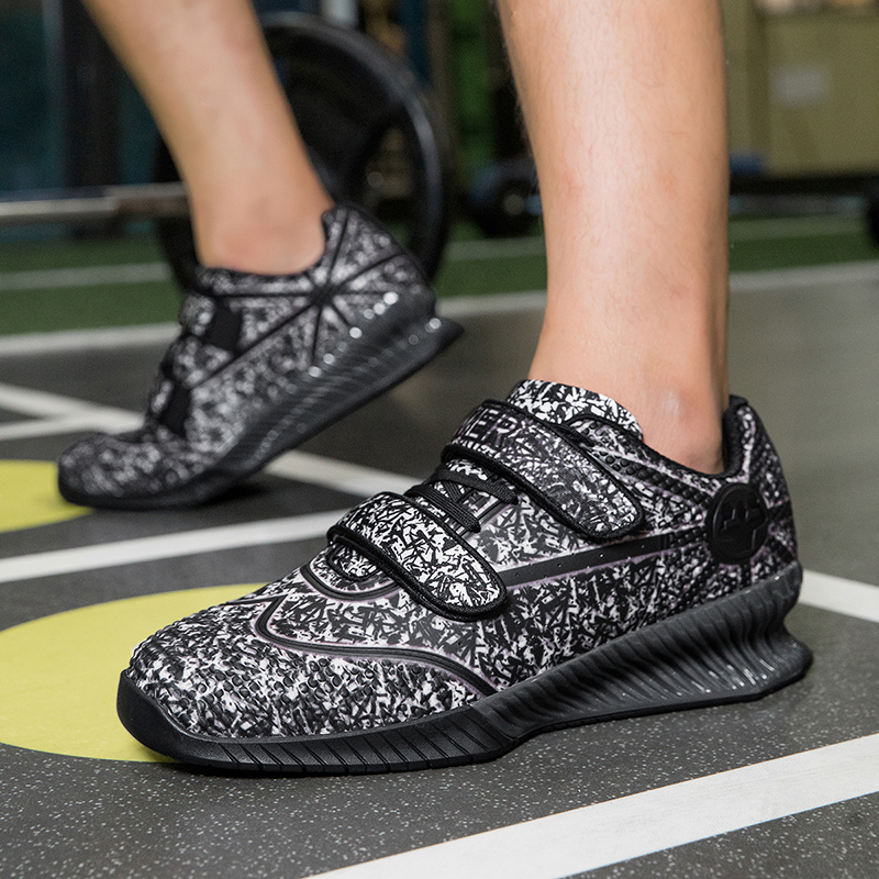 Men's Squat Specific Shoes Anti-Slip with Reinforced Support for Gym Weightlifting Effectively Prevent Ankle Sprains in Strength Training