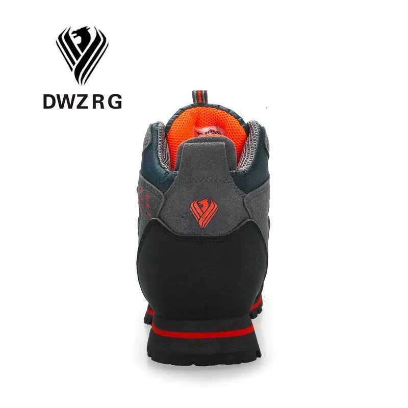 Men Hiking Shoes Waterproof Leather Shoes Climbing Fishing Shoes New Popular Outdoor Shoes Men High Top Winter Boots L250909
