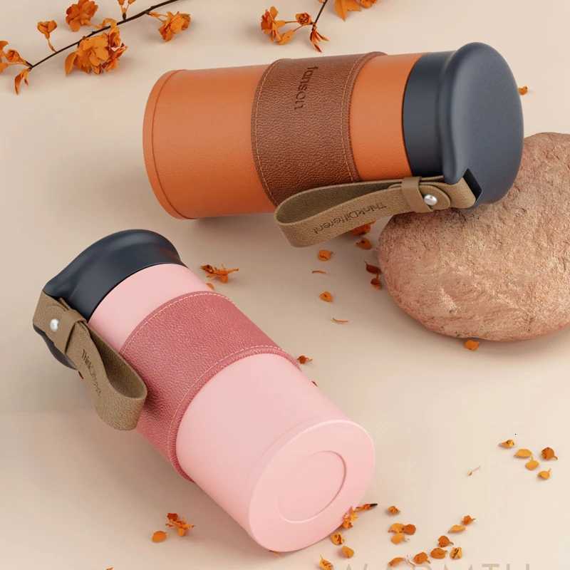 Cute Water Bottle Thermal g Portable Thermos Bottle For Tea Travel Insated Coffee Cup Stainless Steel Vacuum Flask 330ml Y251021