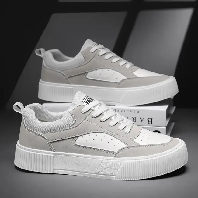 Men's shoes 2025 spring trendy brand versatile red board shoes youth sports platform 47 extra large size 48 casual shoes