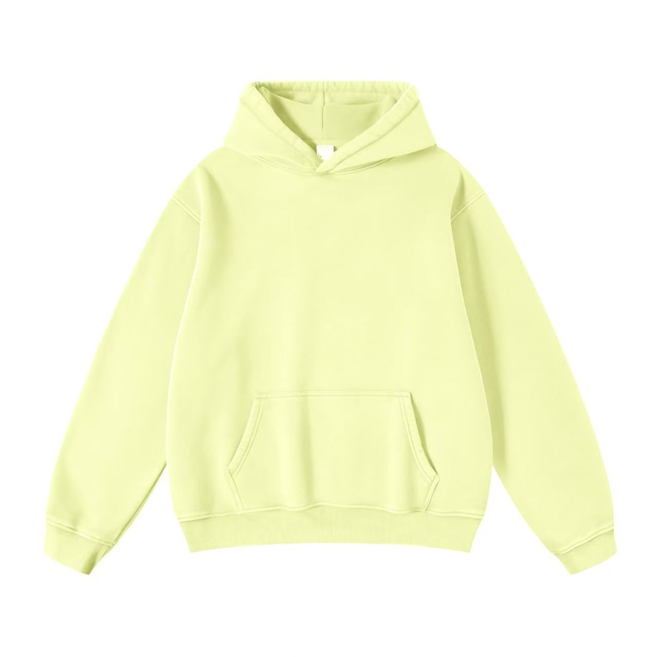 K2320 Matching Couple Set: Heavyweight Fleece T-Shirt, 300gsm Cozy Long Sleeve for Him and Her