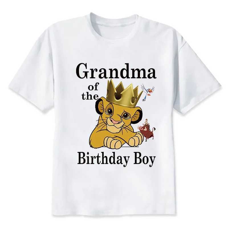 Matching birthday family suit cartoon theme childrens Tshirt birthday boy funny party gift clothes parents grandparents L251021WNLL