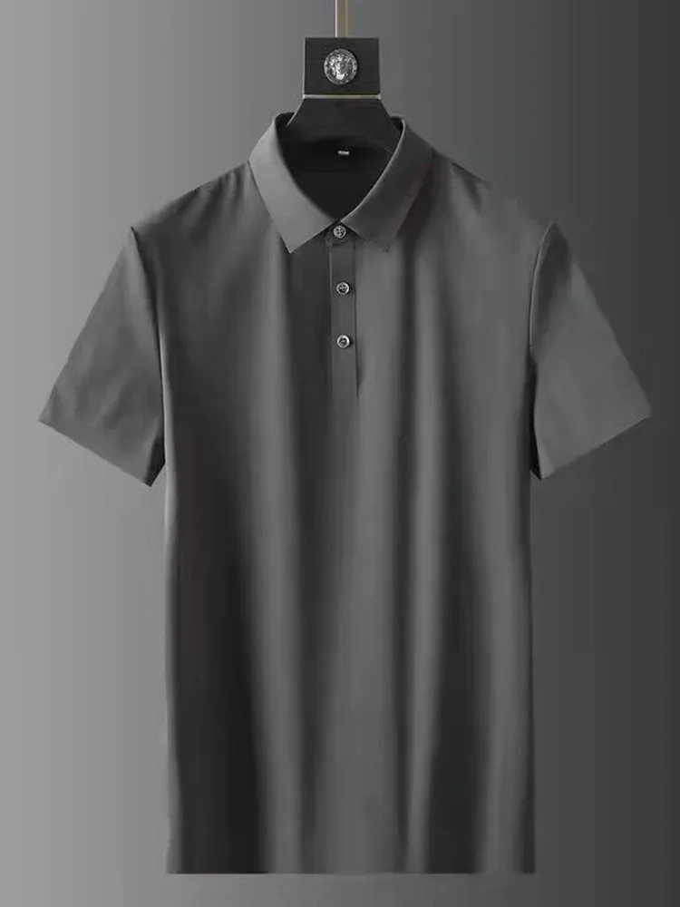 2025 Summer Fashion Solid Color Comfortable Breathable Sports Suit Mens Business Leisure Loose Size TwoPiece Set M4XL 251021