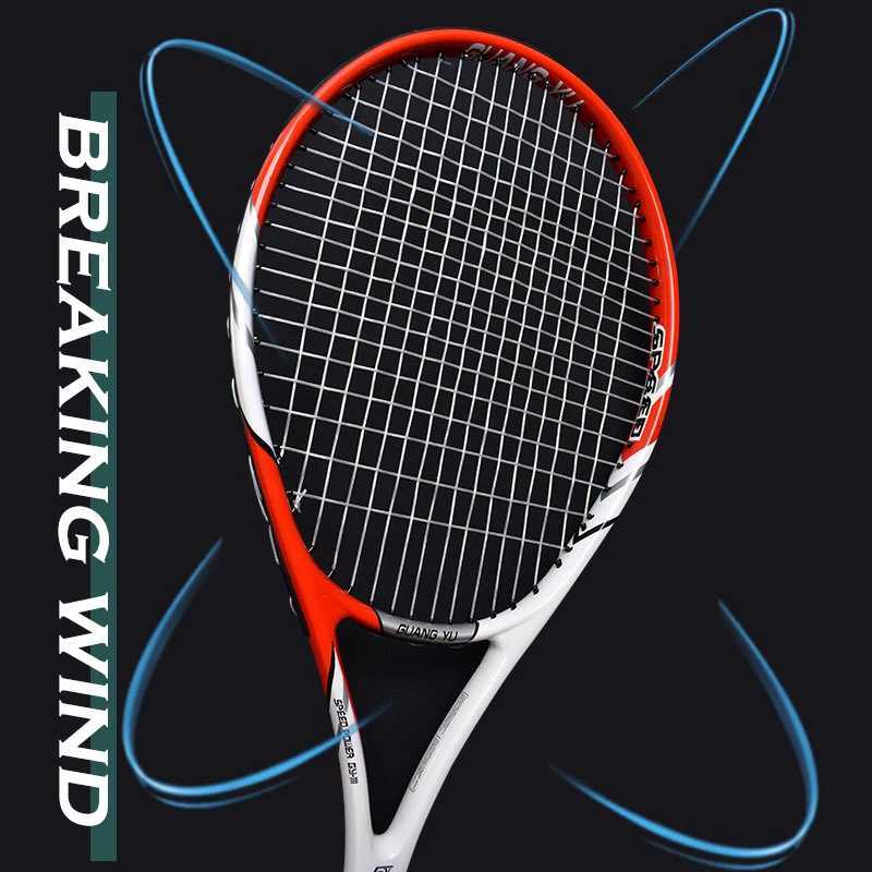 carbon fiber tennis racket 27 inch Adult men women high elasticity Training Webcam Professional Single very light Professional W251021