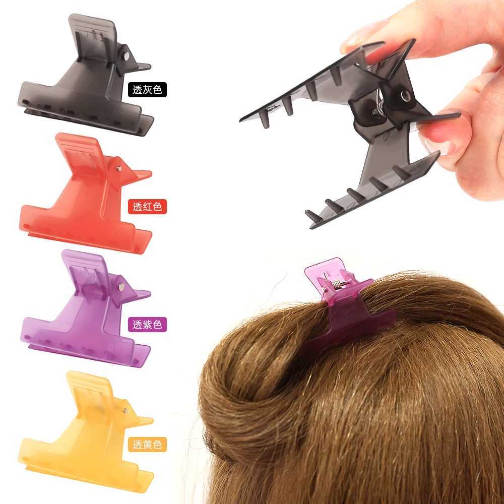 12pcs crystal Hair Clips Hairdressing Clamps Claws Clips Barber Hairpin No Harm To Hair Salon Styling Tools StylingW254021