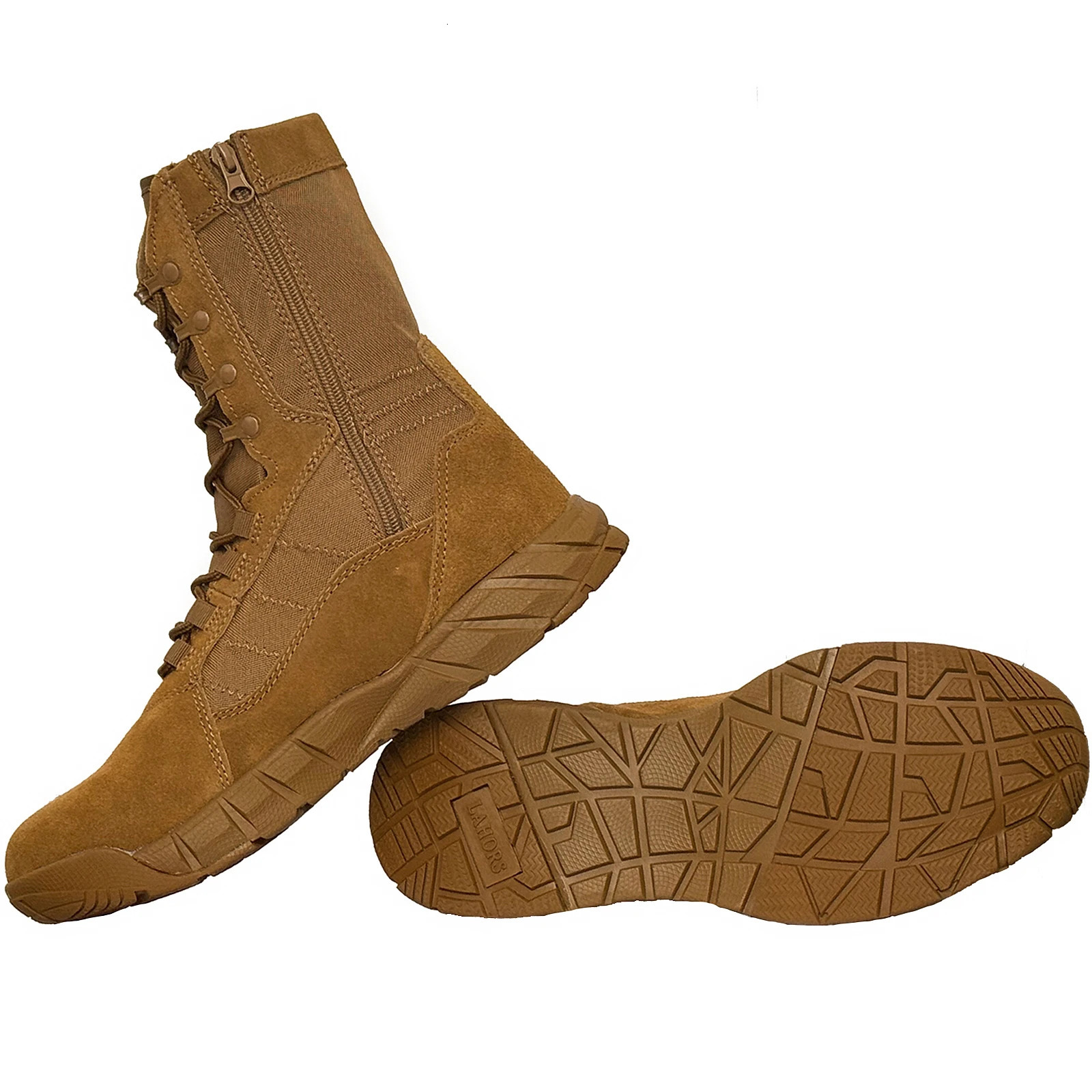 LAHORS Leather Lightweight Man Tactical Boots Combat Boots AntiCollision Lace Up Waterproof Outdoor Hiking Breathable Shoe251020