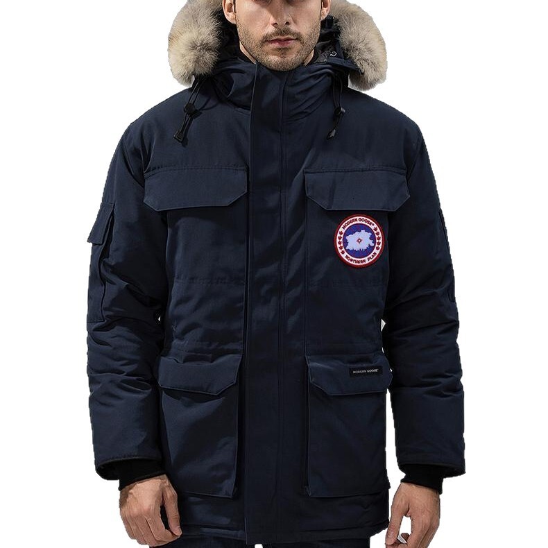 Winter Windproof Jacket For Men Designer Hoodie Jacket Tracksuit Men Polo Veste Coat With Detachable Hood, Workwear Jacket, Fleece-lined, Thickened, W