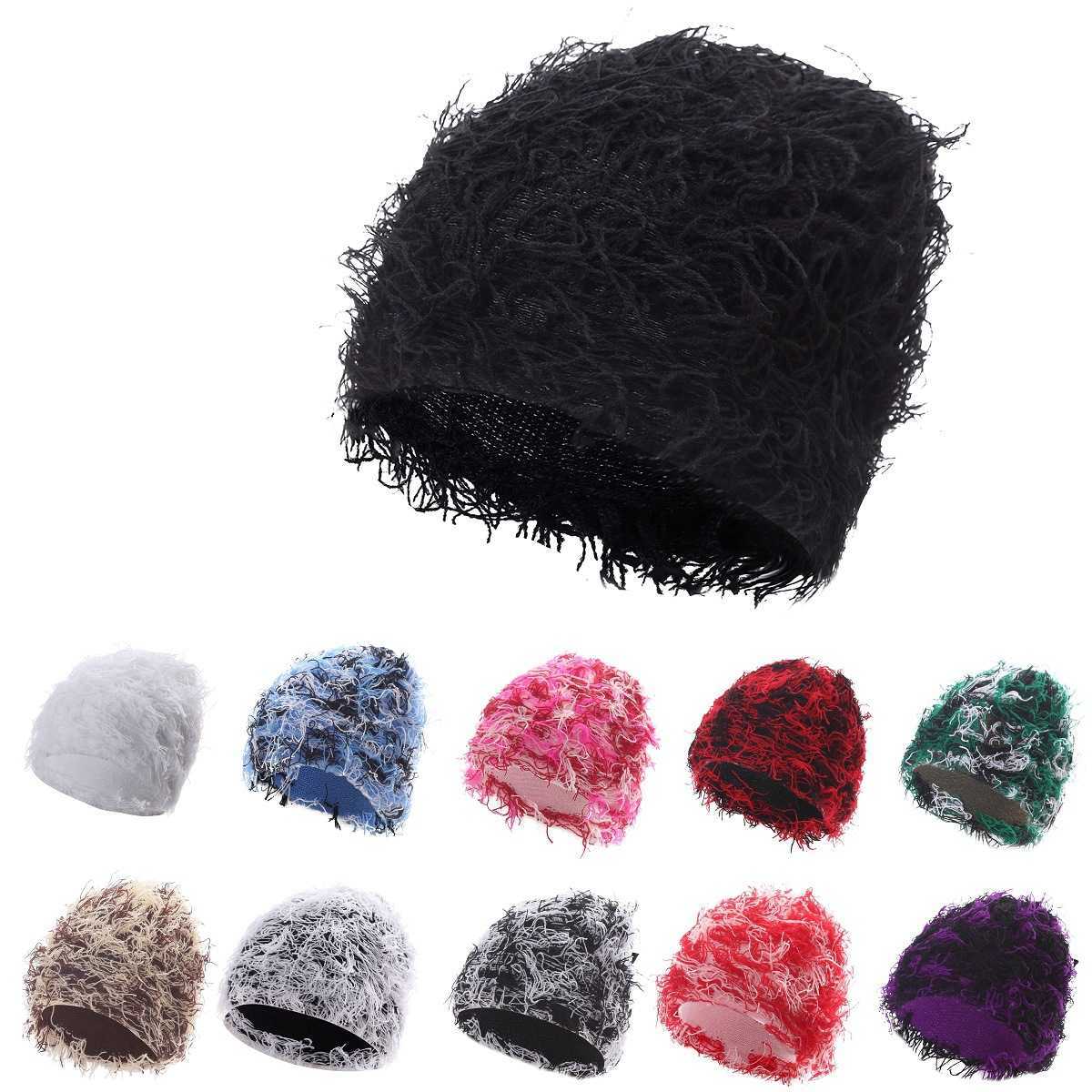 Short Knitted Hat Autumn Winter Warm Knitted Hat Hip Hop Street Round Top Hat Wholesale H251020