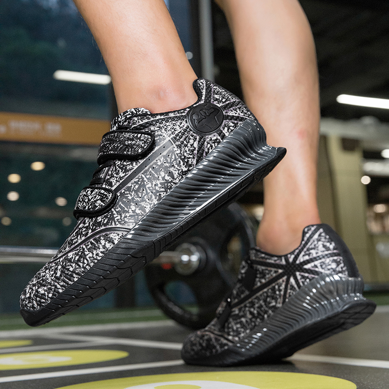 Men's Squat Specific Shoes Anti-Slip with Reinforced Support for Gym Weightlifting Effectively Prevent Ankle Sprains in Strength Training