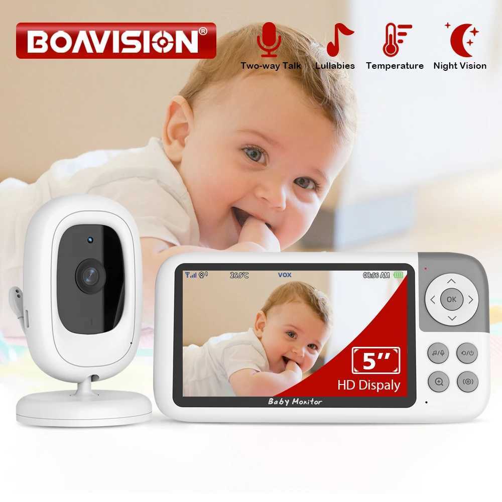 5 Video Baby Monitor Camera 720P 3X Digital Zoom Two Way Audio Auto Night Vision 300M Transmission Security Camera J251121