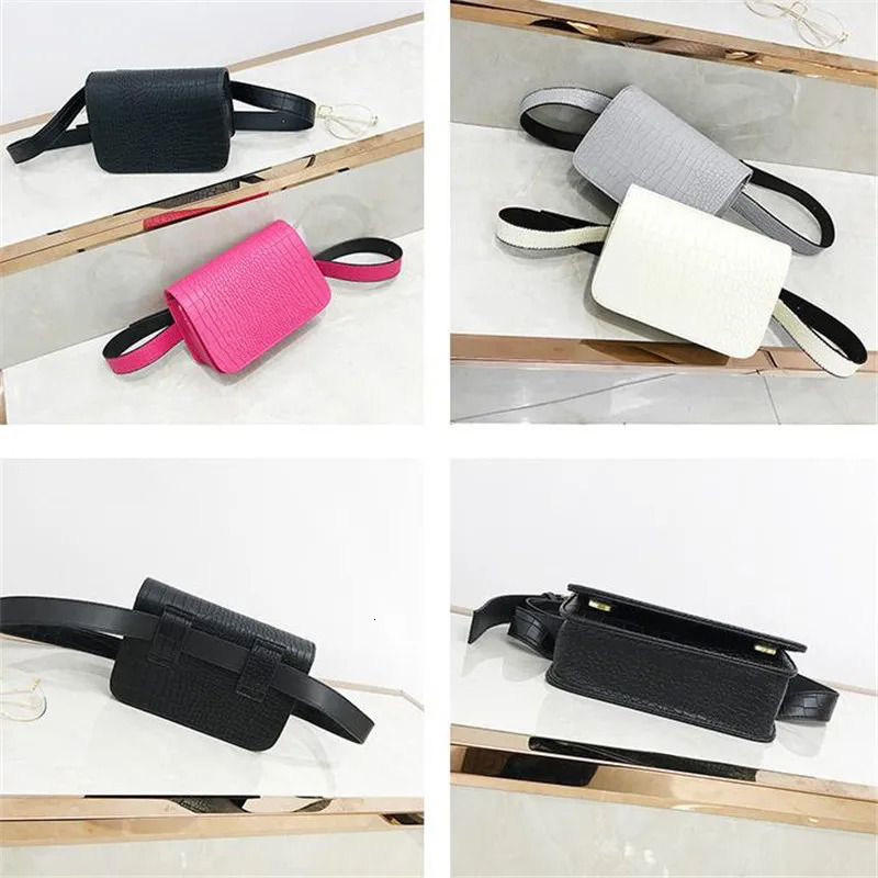 Fashion Alligator Pattern Waist Pack Women PU Leather Adjustable Belt Bag Waist Pack Wallet Crossbody Bag Ladies Bags 207 251021