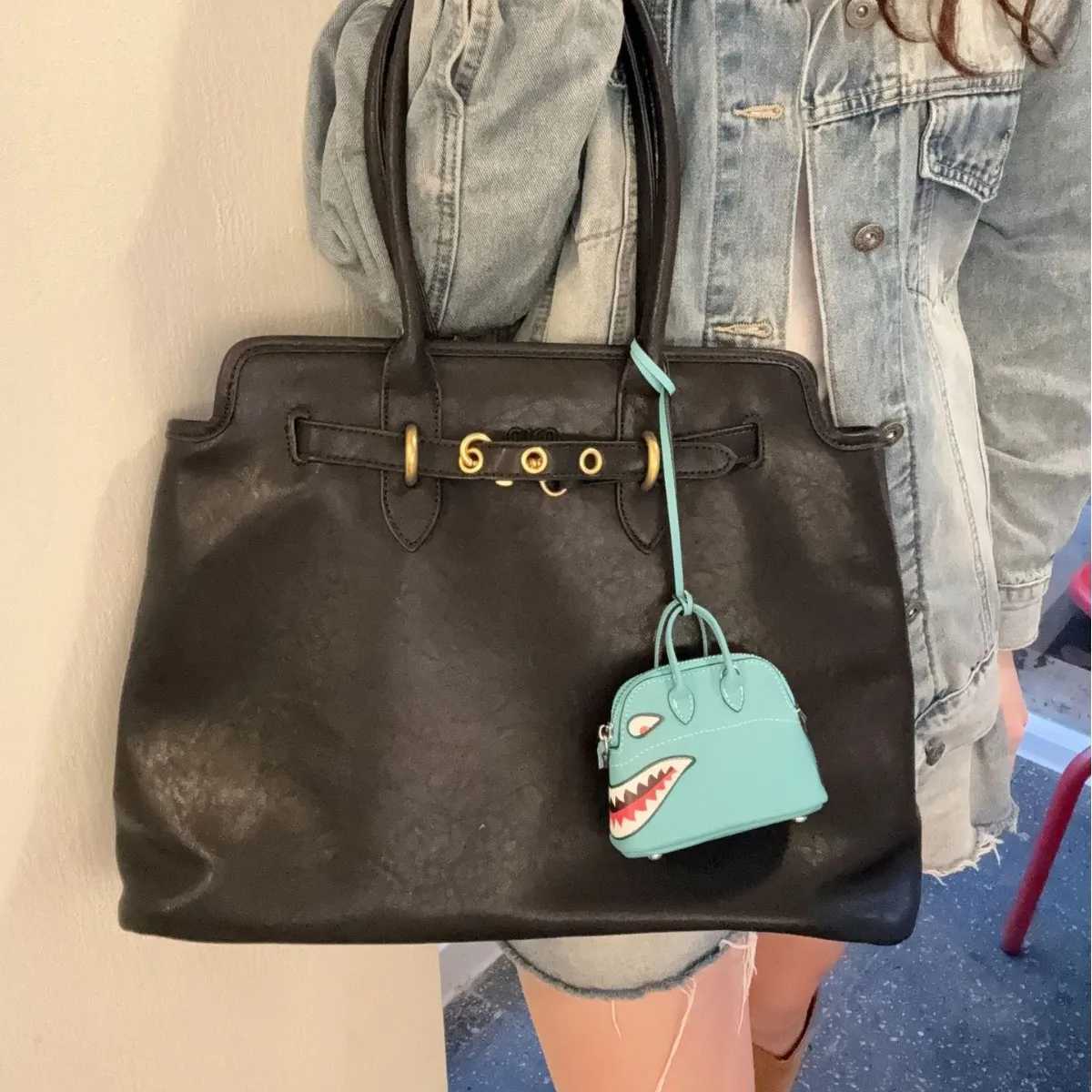 New Leather Mini Bag Pendant HighEnd Decoration Earphone Lipstick Bag Key Chain Accessories W251021