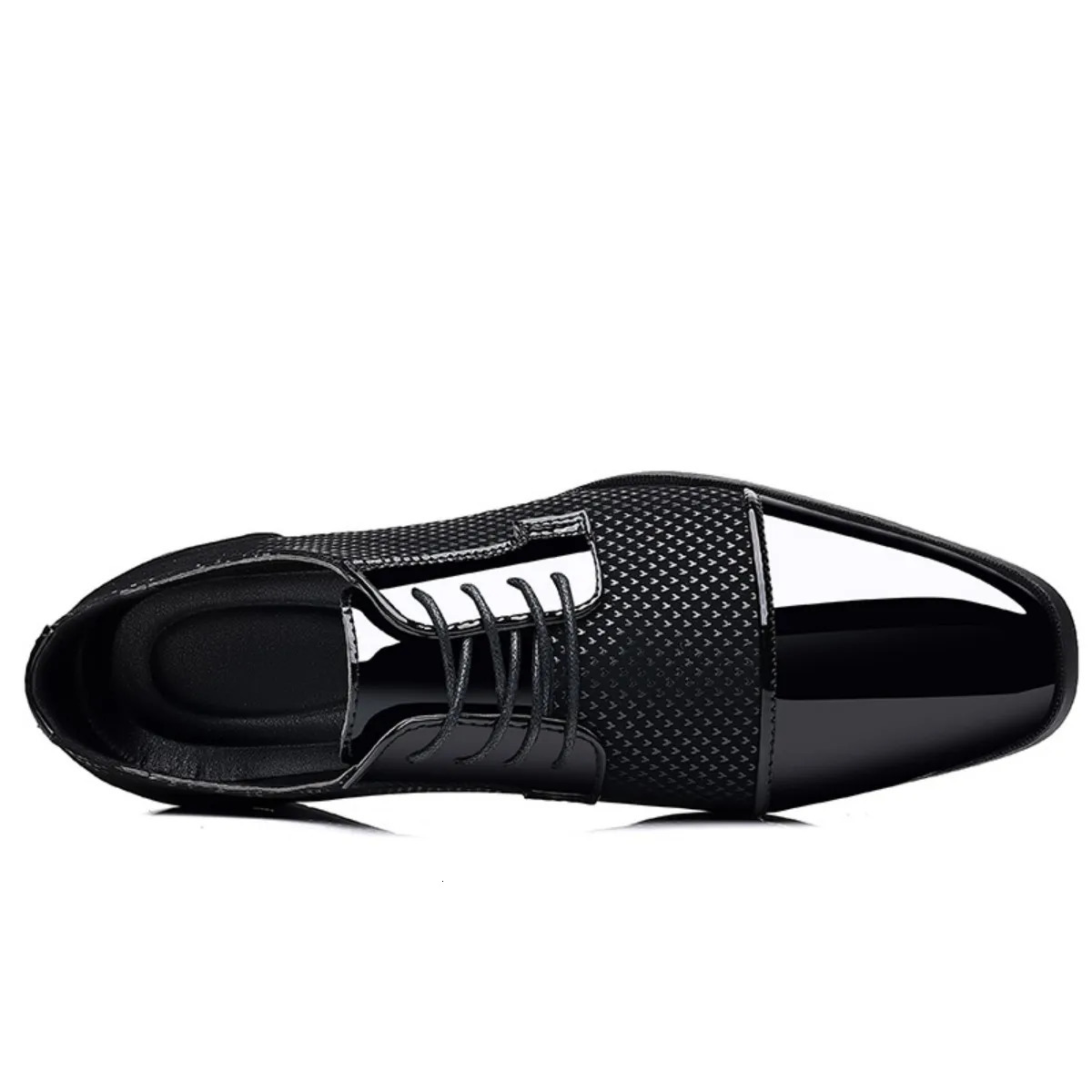 Mens Dress Shoes Classic Laceup Formal Oxfords Modern Tuxedo Business Casual Scale Pattern Comfort Formal Shoes for Men 251021