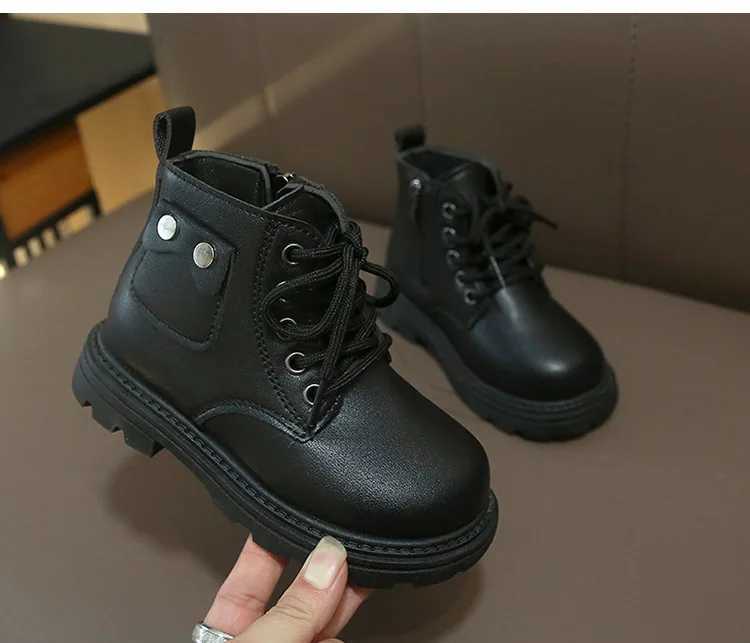 2025 Spring Autumn Winter Ankle Boots Light Girl Platform Shoes Burgundy Beige Black Boys Short Boots Super Cozy Shoes W251021