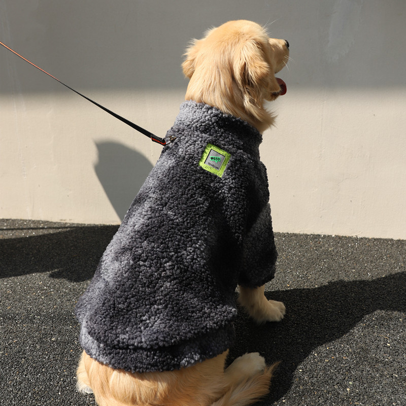 Cold-Weather Dog Jacket/Coat for Big Dogs in Fall & Winter, Warm Pet Apparel for Labrador, Samoyed, Golden Retriever & Border Collie