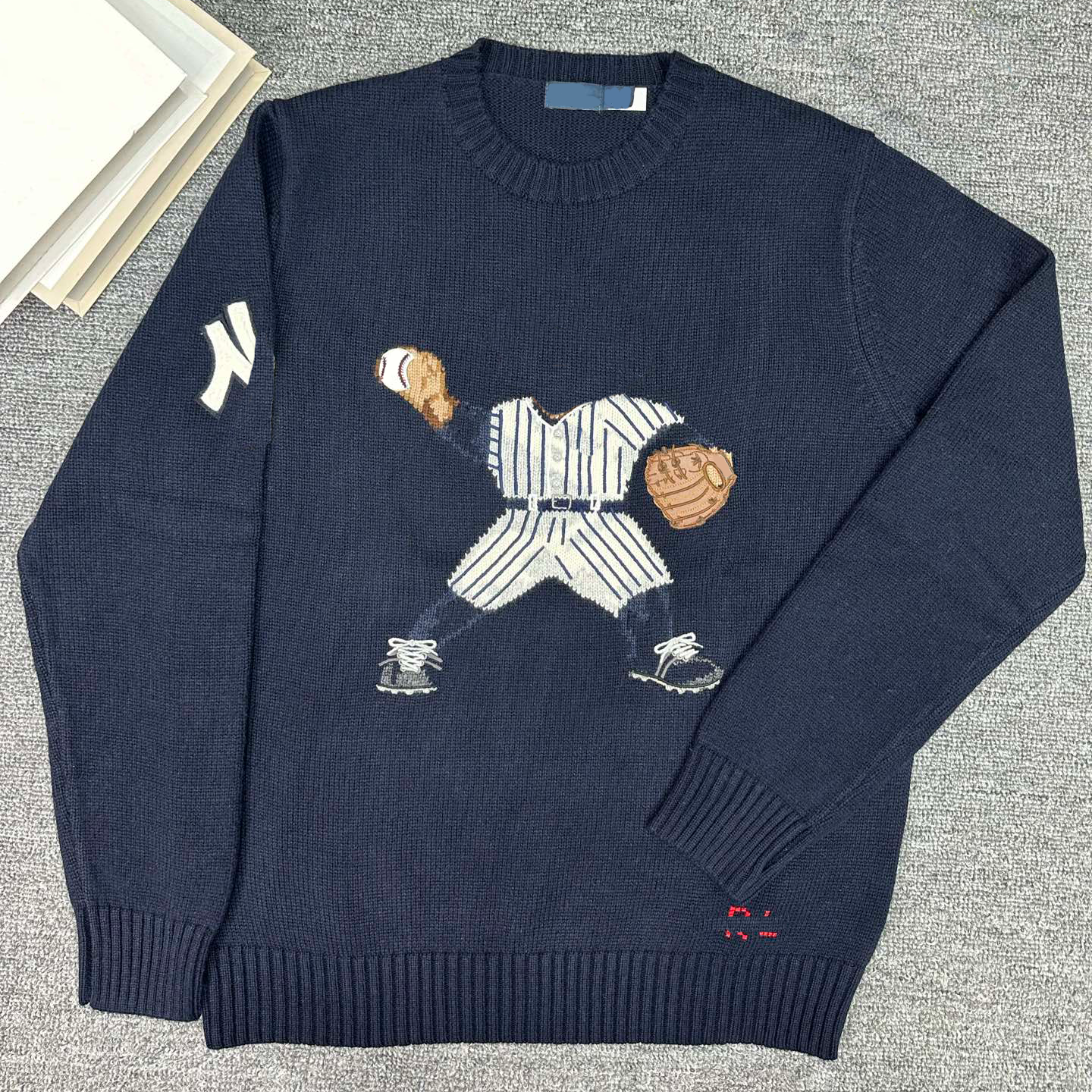 Mens Sweaters designer sweater Pony womens Autumn and Winter embroidered Sweater Knit Trendy Bear Knitted Jumper Top
