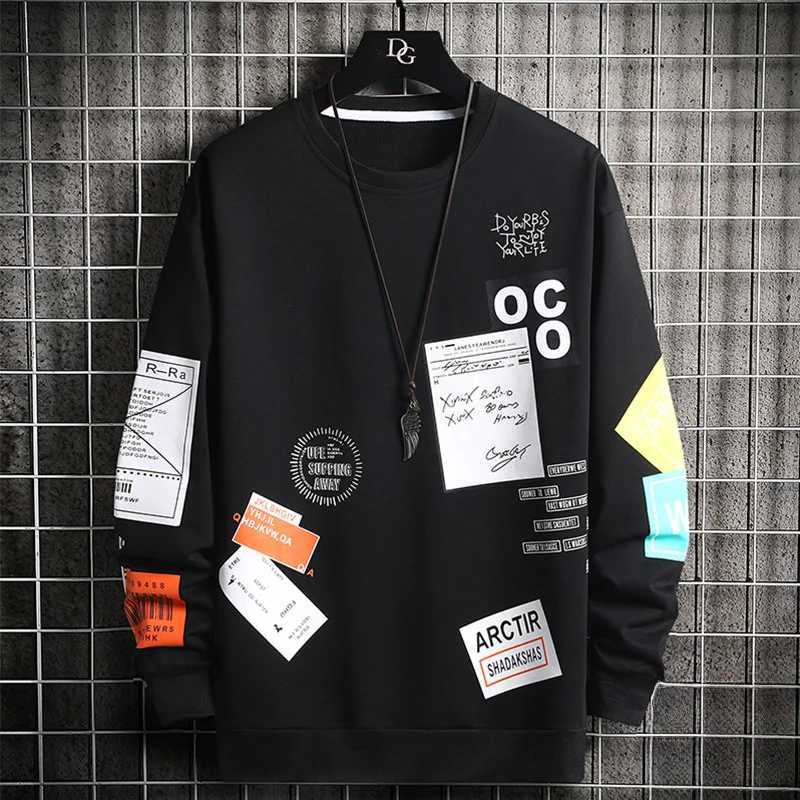 Sweatshirt for Mens Clothing New in Hoodies Sweatshirts Hoodies Anime Y2k Clothes Sport Gym Graphic Hoodie Men Goth J251021