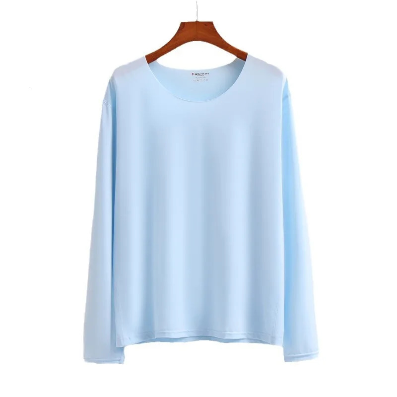 Large Size Men Ice Silk Pajamas Solid Shirt Pants 2Pcs Pijamas Sleep Set Thin Home Clothing Sleepwear Summer Nightwear Suit 251021