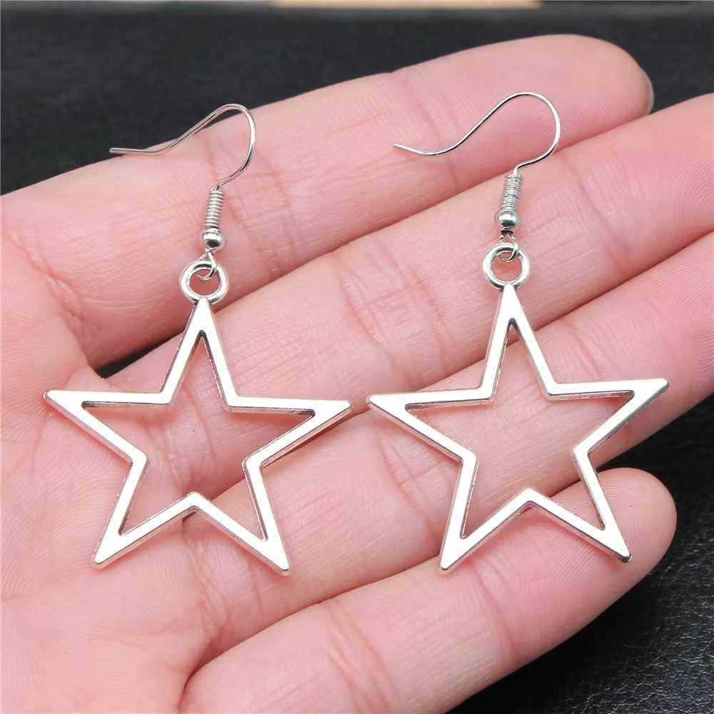 Fashion Star Earrings Star Goddess Stars Gifts Simple Large Pendant Earring Handmade Vintage Drop Earrings For Women J251021