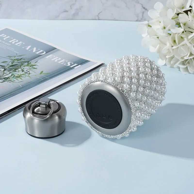 Diamond pearl water cup thermos mini portable 304 stainless steel g Vacuum Flasks Thermoses sublimation blanks water bottle Y251021