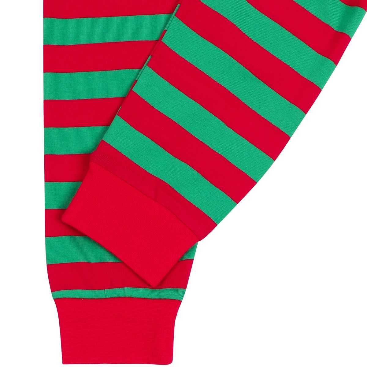 Christmas Clothes Family Set Adult Matching Xmas Sleepwear Kids Boys Green Elf Pajamas Girl Mother Daddy Festival Party Sets L251021UQKL