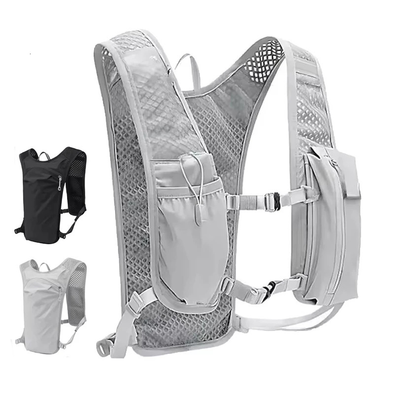 Women Men Running Hydration Vest Camping Hydration Bladder Bag Water Pack Backpack Vest for Trail Hiking Gear Cycling Jogging 251016