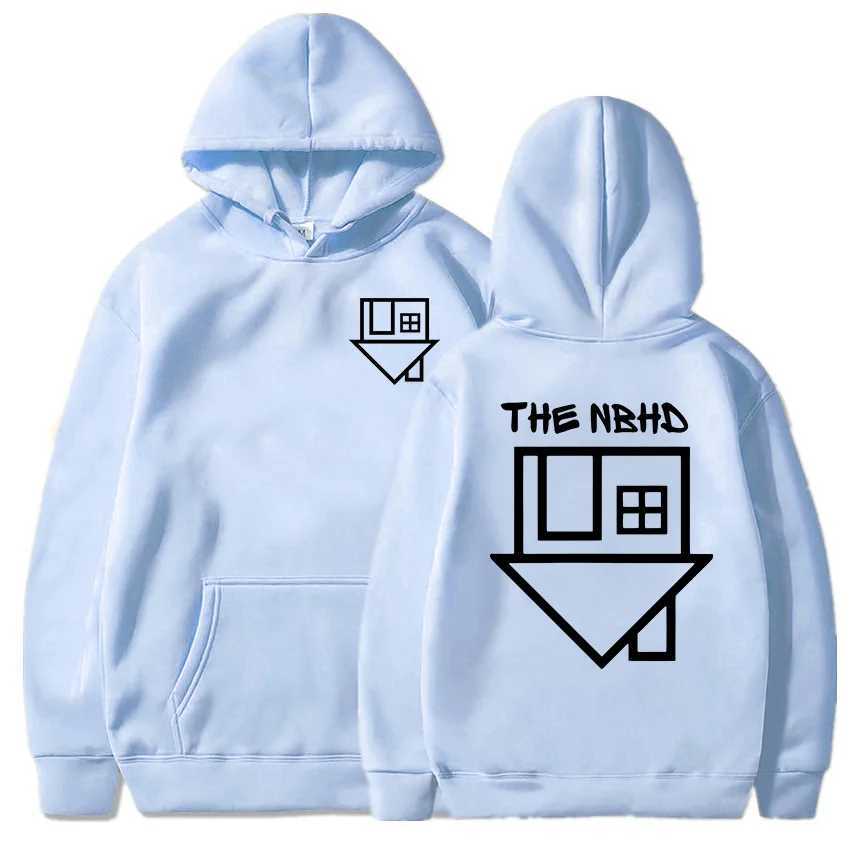2025women and Men Clothes The Neighbourhood Band Printing Sweatshirts Unisex Streetwear Winter Soft Comfortable Hooded Pullovers J251021