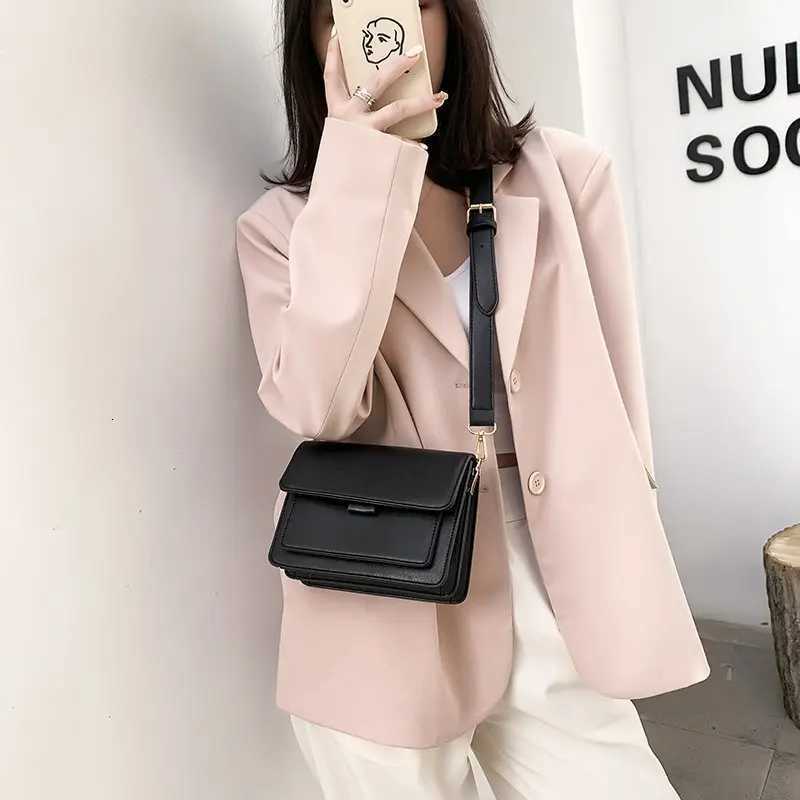 Womens Luxury Designer Small Handbag Fashion High Quality PU Leather Femael Daily Soild Color Vintage Crossbody Messegner BagsXJ251021