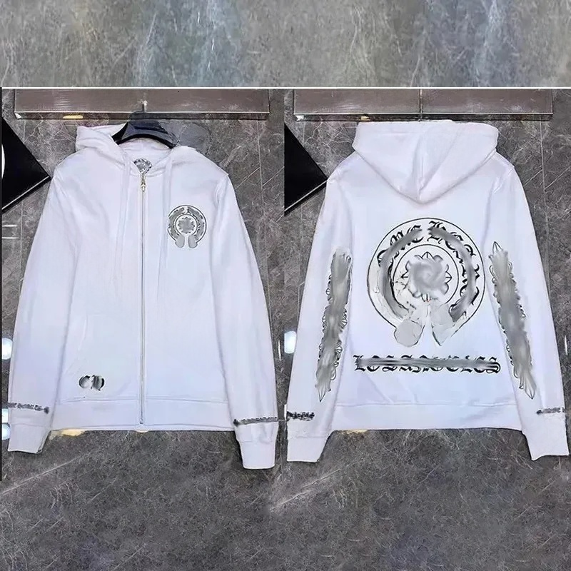 5A Chrome Hoodie 2025 Designer Hoodie High-quality Designer Hoodie Jacket Tracksuit Men Polo Veste Coat Men's And Women's Hoodies Sleeves St