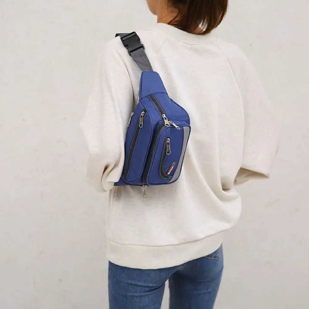 Casual Multilayer Women Waist Packs Large Capacity Wear Resistant Chest Bag Hip Bum Waterproof Fanny Bag Z251021