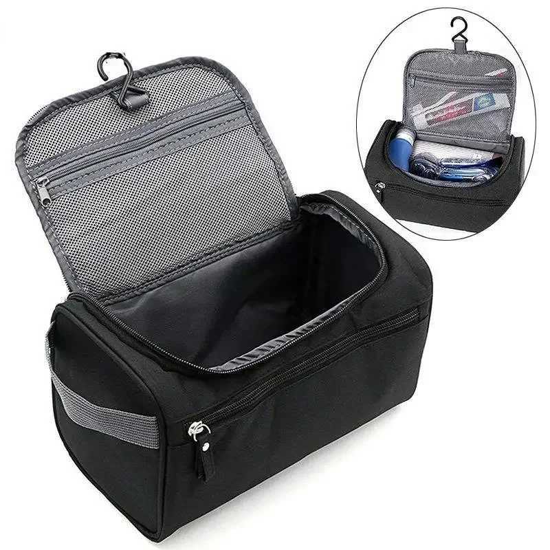 Portable toiletry bag with hanging cosmetic organizer large capacity women makeup bag essential for travel bathroom storage boxW251021