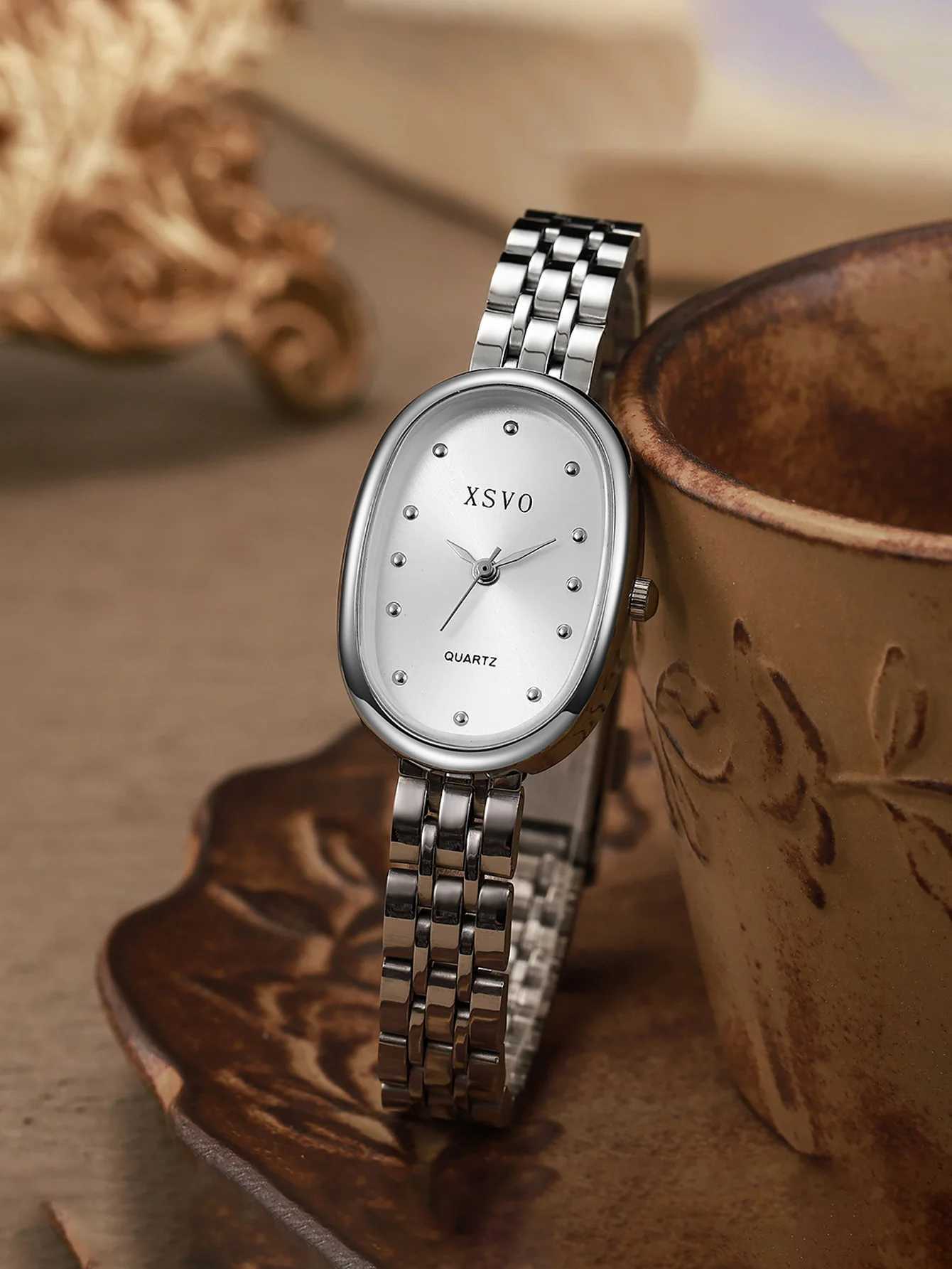 Antique Niche Light Luxury Steel Str Highend Womens Quartz for Christmas and Halloween GiftsXJ251021