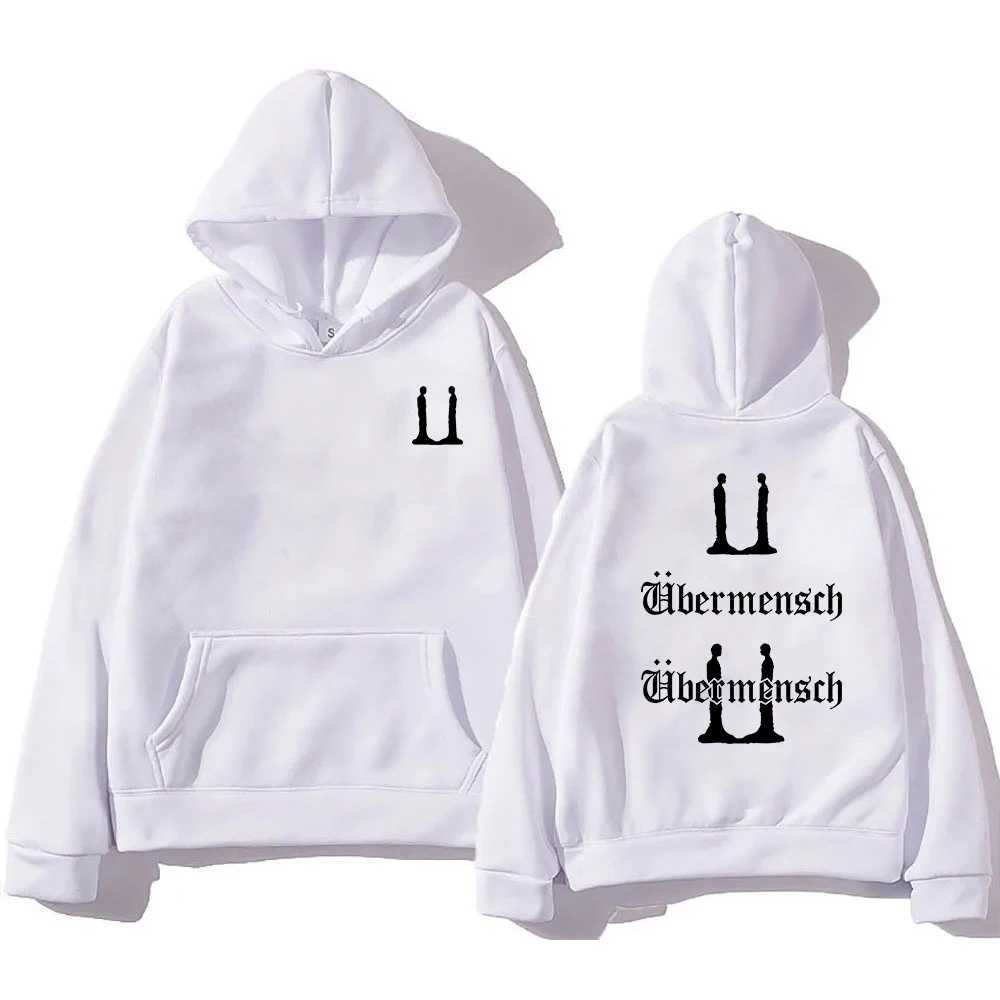 GDragons bermensch Hoodie 2025 New Album Menwomen Hoodies Harajuku Aesthetic Winter Clothes Pullover Sweatshirt Vintage J251021