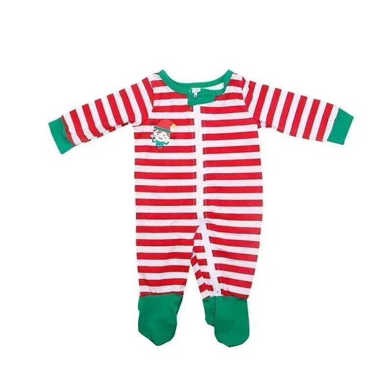 Xmas Family Pyjamas Letter Striped Print Christmas Pajamas Set Adults Childrens Matching Clothing Sets Cute Soft Sleepwear Pjs L251021WM41