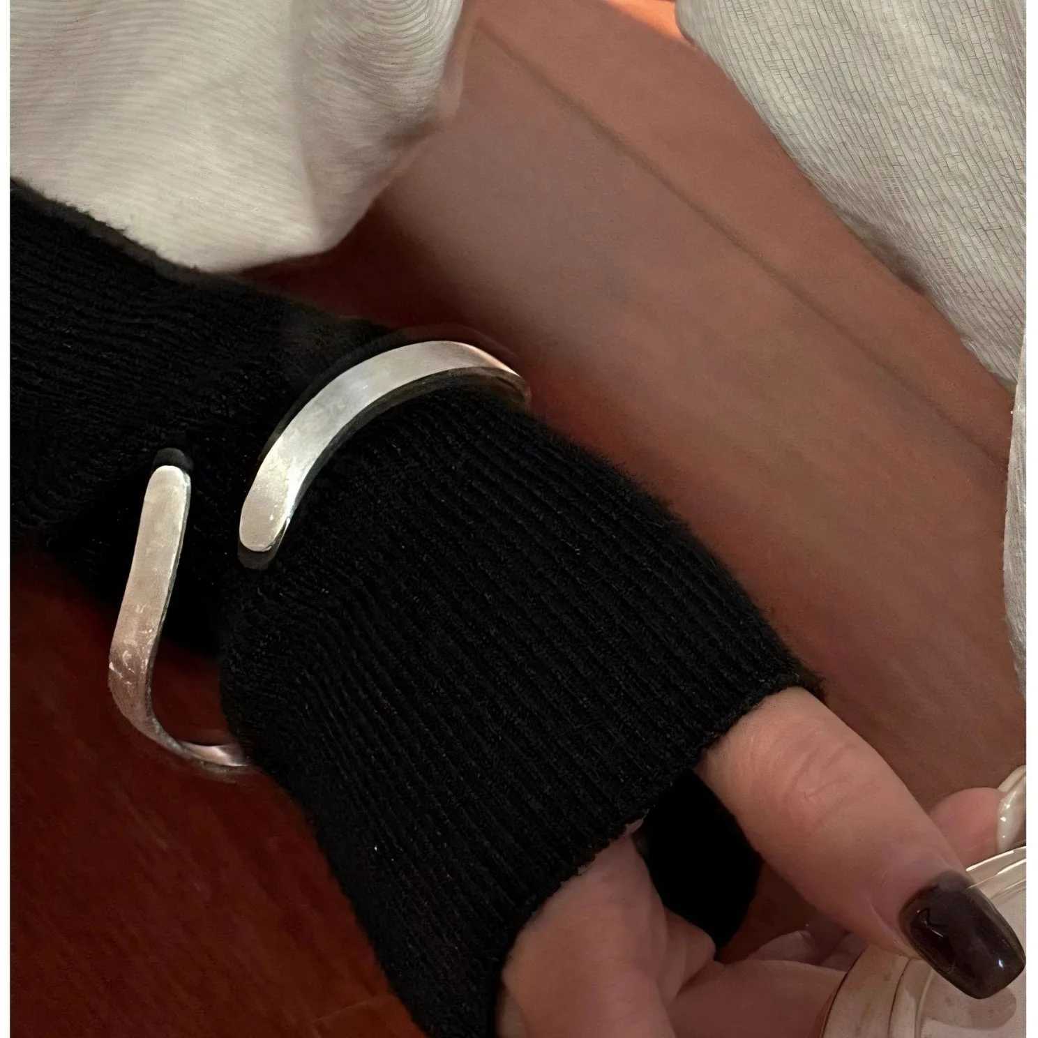 925 Sterling Silver Bracelets for Women Men String Accessory Interware Vintage Simple Wave Bumping Pendant Party Jewelry Gift J251021