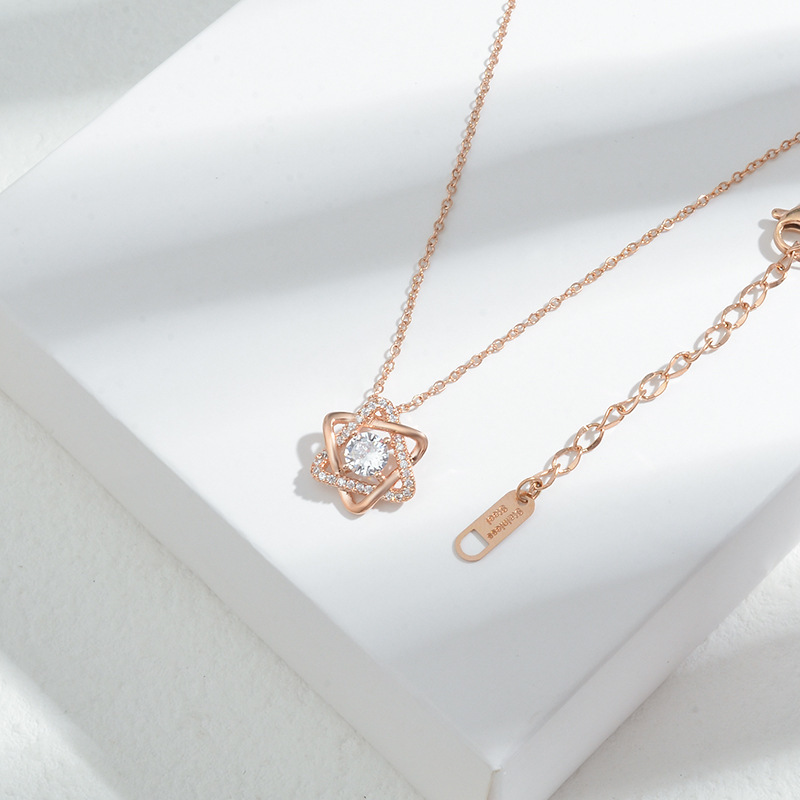 Designer necklace Fashionable gold-plated necklace, women's zircon shell collarbone chain Necklace for women free shipping Valentine's Day g