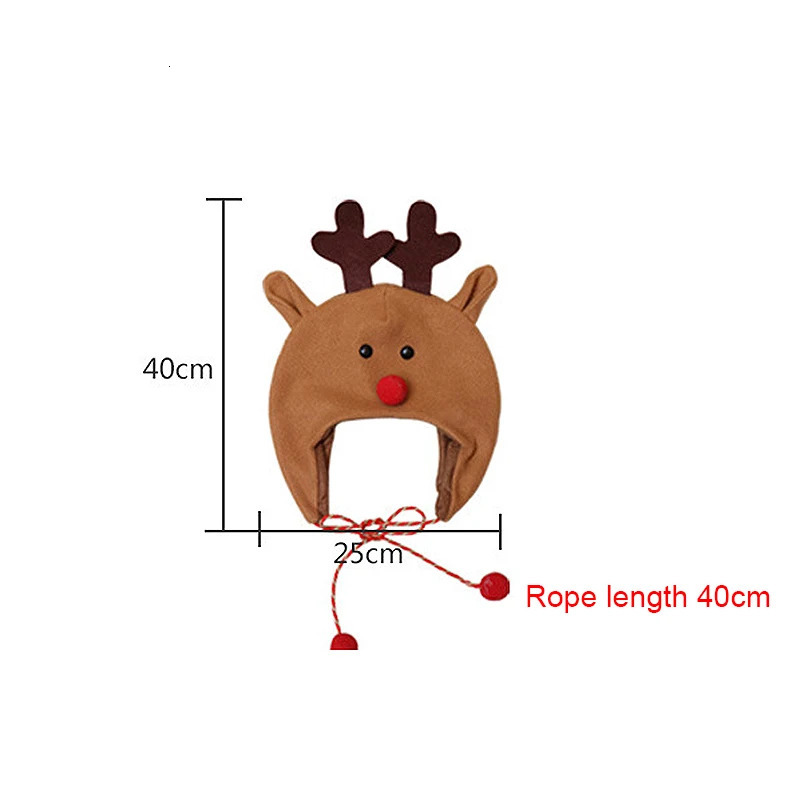 Christmas Hat Christmas Tree Hat Decoration Adult rens Hat rens Brushed Cloth Long Rope Cartoon Snowman Elk Hat 251023CJ