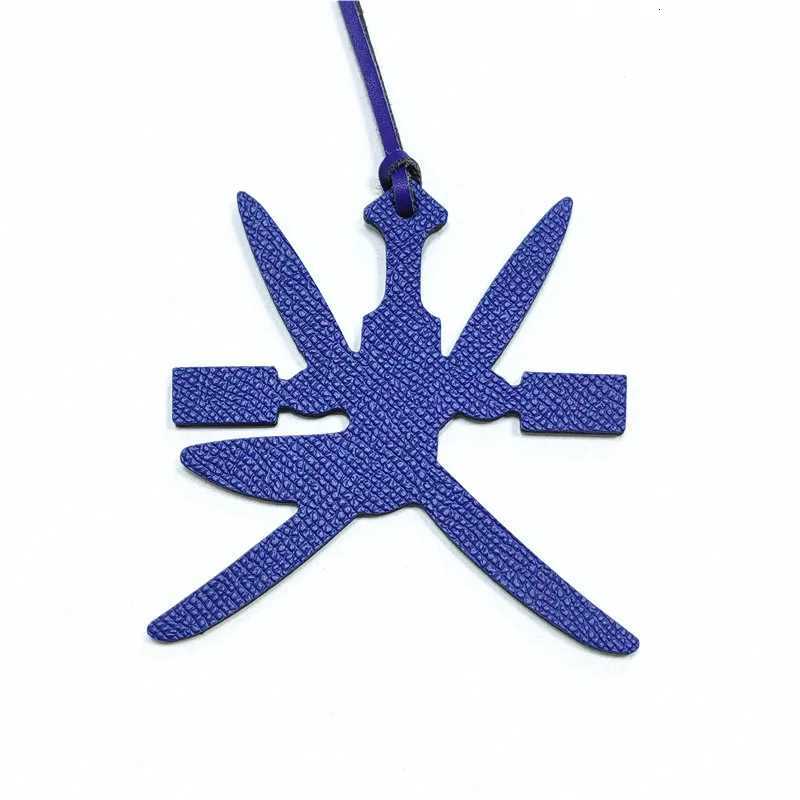 1PCS Cowhide Leather Keyring Ladies Backpack Pendant Women Bag Charm W251021