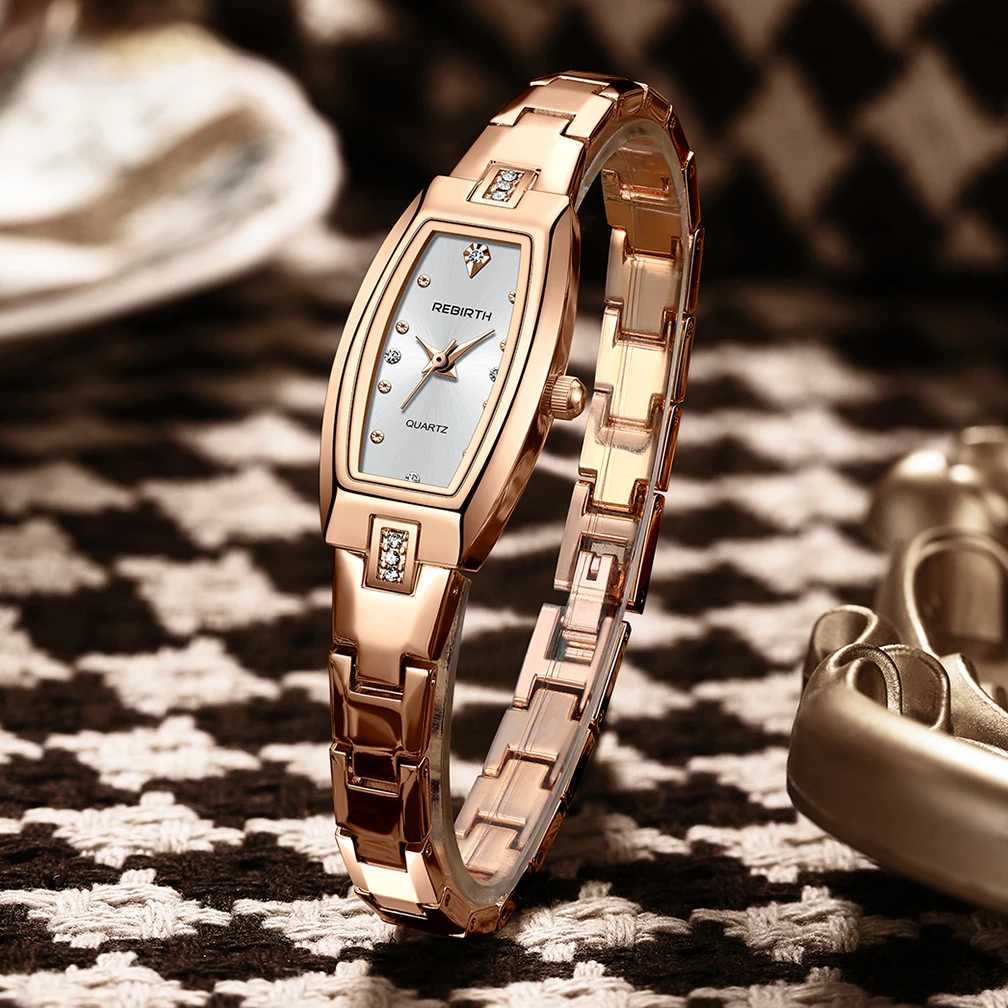 Womens Luxury Stainl Steel Str Elegant Diamond Quartz WomensXJ251021