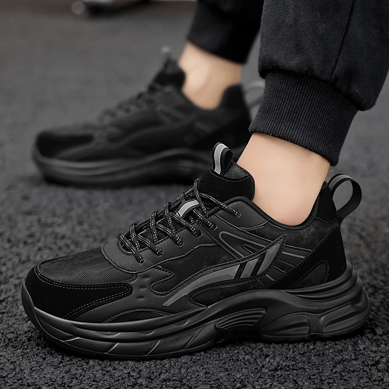 sports shoes fashion mens comfortable four season breathable versatile wearresistant thick soled running leisure sneakers 251017