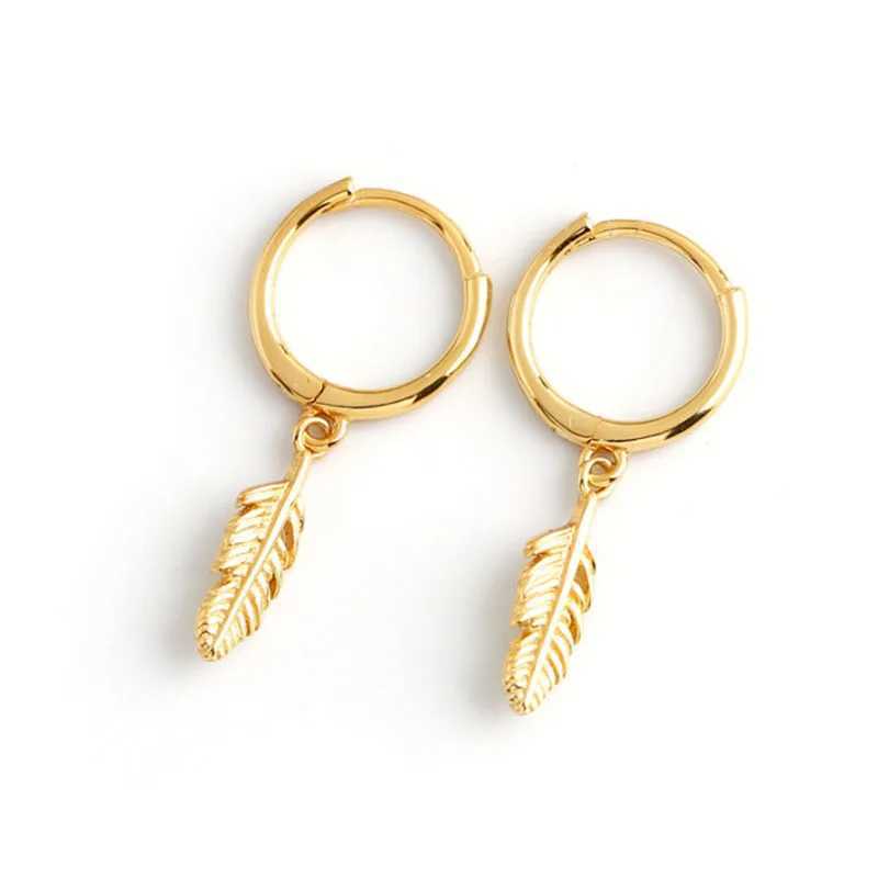 VENTFILLE 925 Sterling Silver Hot Sale Korean Feather Earrings Simple Temperament Exquisite Hot Semale Sexy Jewelry Gift J251021