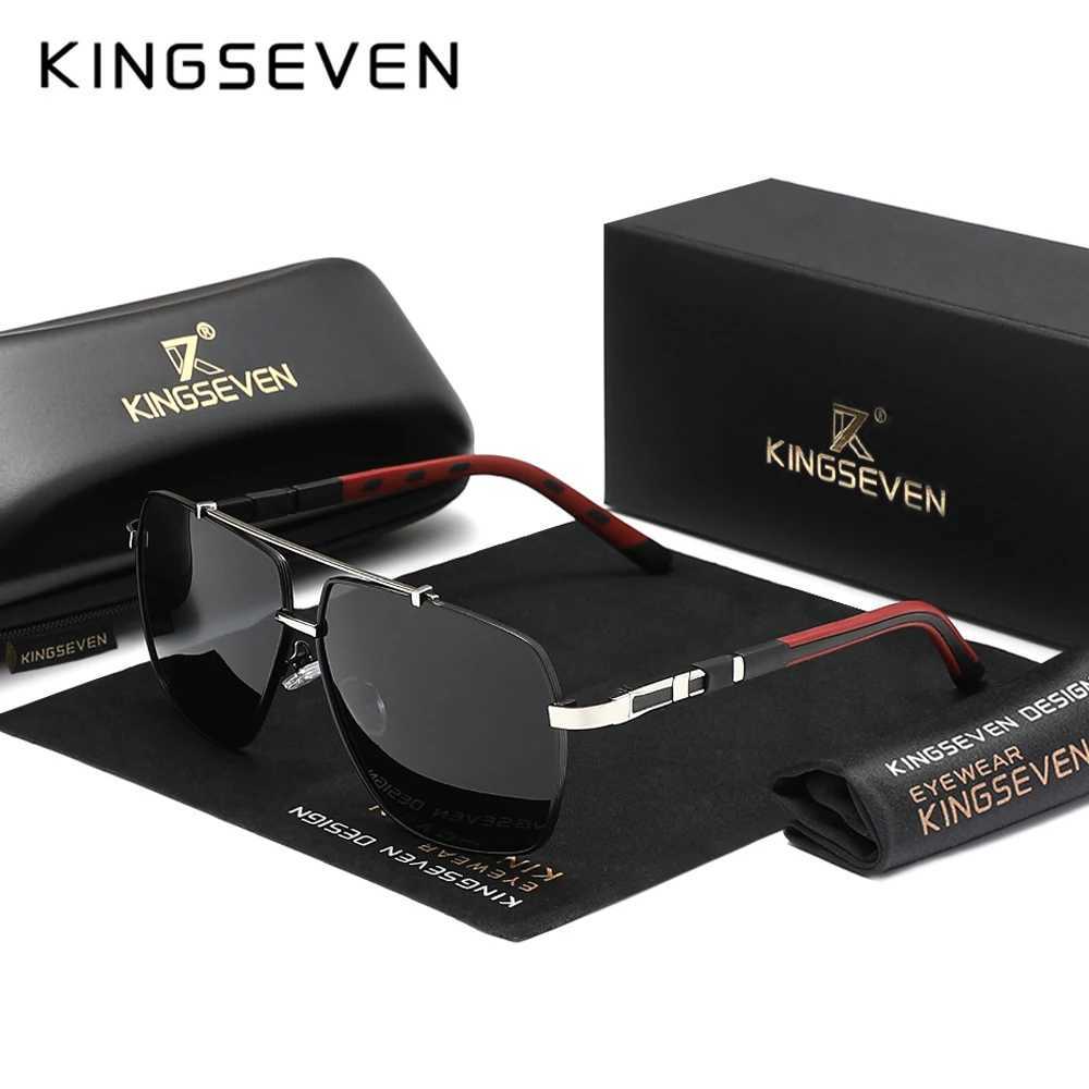 KINGSEVEN Luxury Polarized Sunglasses Men UV400 Square Large Frame Glasses Male Women Outdoor Causal Fashion Driving Eyewear J251114