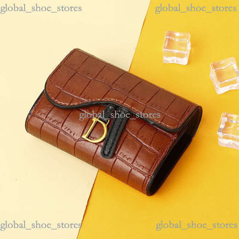 Designer New European And American Style Exquisite High End Multi Slot Small Card Set Women Light Niche Crocodile Pattern Wallet