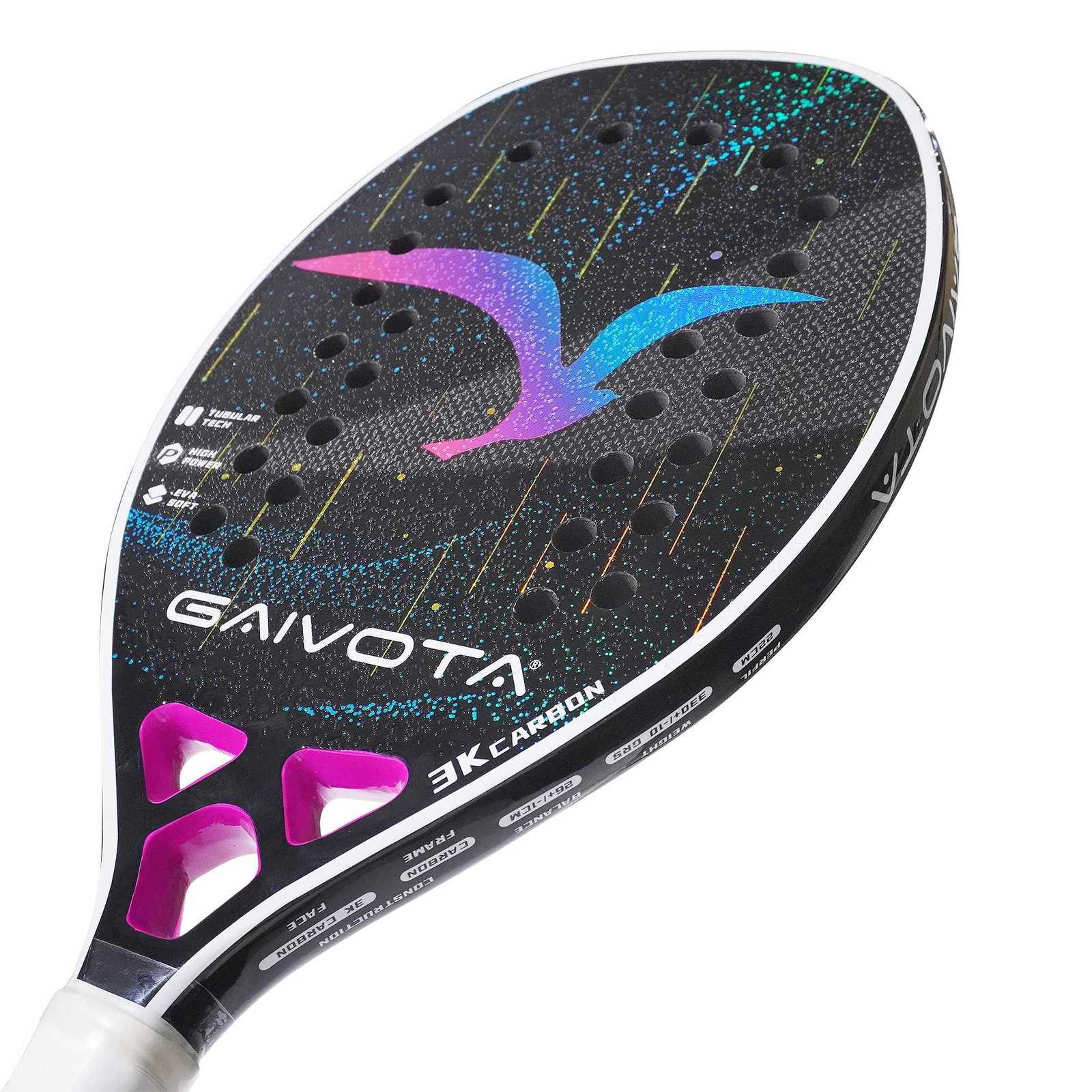GAIVOTA 2025 carbon fiber beach tennis racket 3Kbackpack W251021