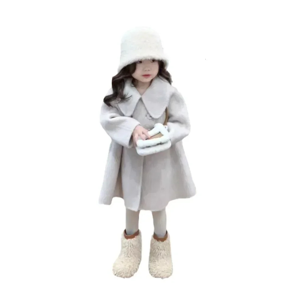 Korea Children Clothing Girl Coat Autumn and Winter for Small Children with Foreign Doll Coat Girls Winter Coat Kids Coats 251017