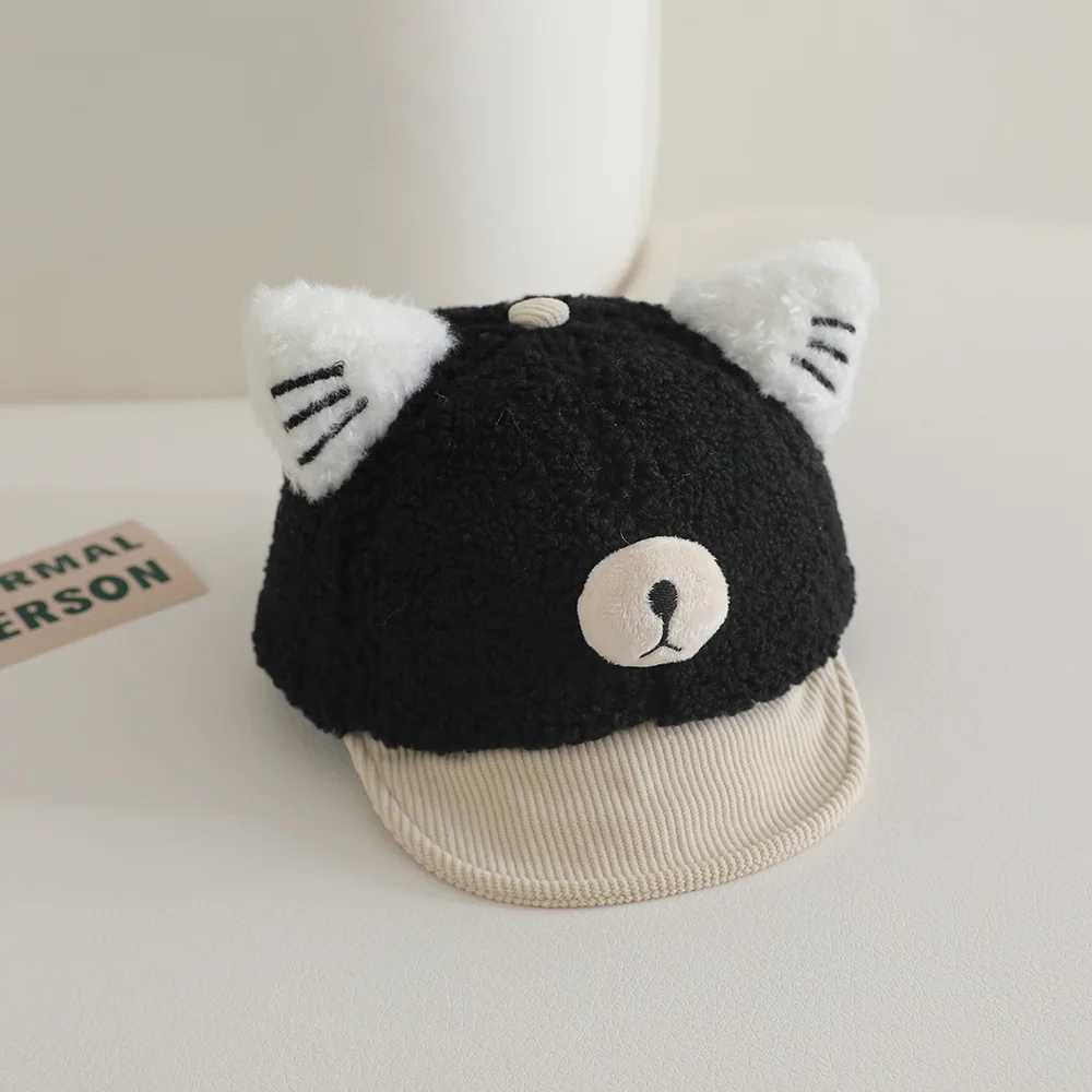 Baby Winter Hat 2025 Ear Protection Woolen Caps Breathable Versatile Student Cap Cartoon Bear Knitted Hats J251021