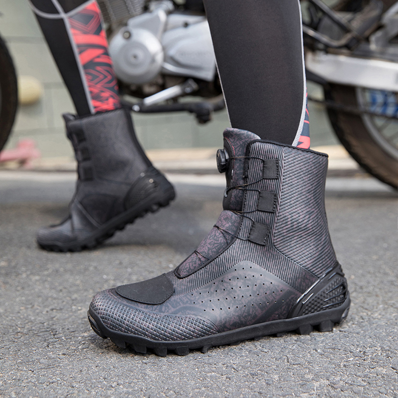 Four Seasons Offroad Motorcycle Riding Shoes - Racing Short Boots, Motorcycle Travel Equipment for Men and Women
